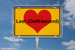 Ortstafel Leer (Ostfriesland)