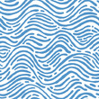 © Dzianis - Seamless pattern with waves. Design for backdrops with sea, rivers or water texture. Repeating texture. Figure for textiles. Print for the cover of the book, postcards, t-shirts. Surface design.