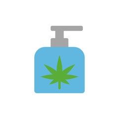 Wall Mural - Marijuana soap icon. Simple color vector elements of herbal drugs icons for ui and ux, website or mobile application