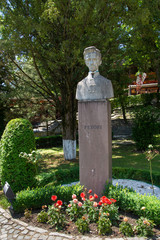 Bust of Sándor Petőfi from Petőfi Square, Sovata, Mureş County,2020