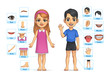 Kid Boy and Girl Body Part