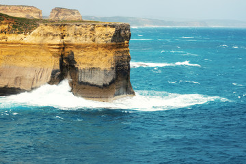 Canvas Print - rough coast at the Great Ocean Road Australia