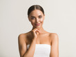 © Utkamandarinka - Healthy skin woman natural make up beauty face closeup
