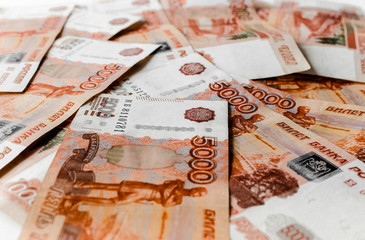 Russian banknotes 