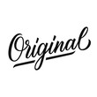 Original. Hand drawn lettering. Creative typography for your design. Vector illustration.
