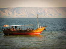 Boat At The Sea Of Galilea, Israel