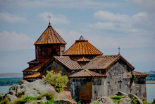 The Beautiful 9th-12th Century Monastery Hayravank Is Perched On A Rocky Outcrop Above The Sevan Lake