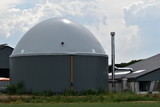 Fototapeta Tęcza - Biogas station