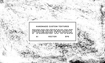 Wall Mural - subtle vector grunge press texture. dusty, grit, grainy overlay for backgrounds.