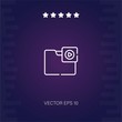 © ALLAHVERDI - video vector icon modern illustration