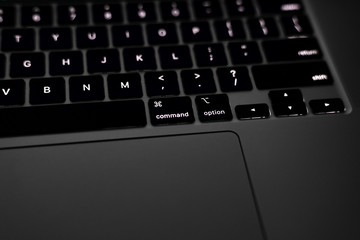 keyboard and typing for tech and hacking and work from home office
