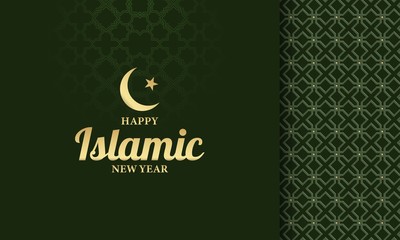 Wall Mural - Islamic New Year Background.