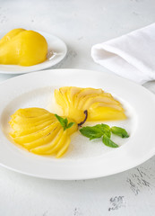 Wall Mural - Saffron Poached  Pears