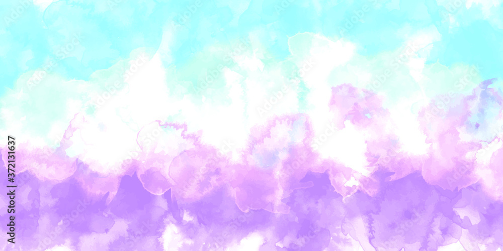 Purple background watercolor. Purple splash watercolor. Water color backdrop. Purple background watercolor. Abstract Purple splash watercolor on white background. - obrazy, fototapety, plakaty 