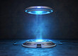 © Es sarawuth - Abstract background, Futuristic pedestal for product presentation