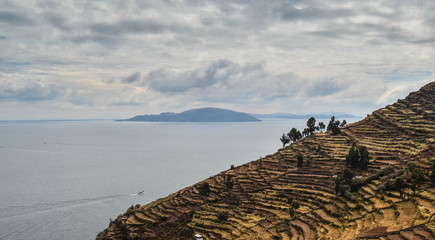 Islas Taquillas, place of birth of potatoes in Peru.