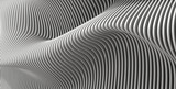 Fototapeta Perspektywa 3d - 3d abstract render of  concrete parametric pattern.