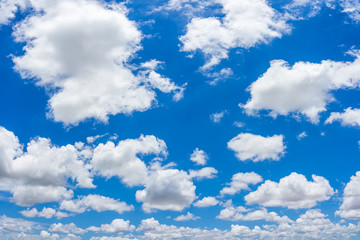 Wall Mural - blue sky and clouds with daylight natural background.