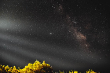Milky way in summer in Formentera