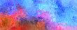 © Hybrid Graphics - Abstract background of colorful brush strokes. Brushed vibrant wallpaper. Painted artistic creation. Unique and creative illustration.