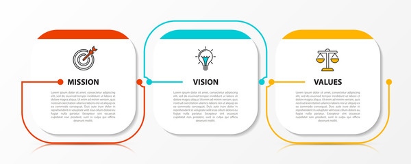 infographic design template. creative concept with 3 steps