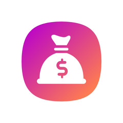 Sticker - Money Bag - App