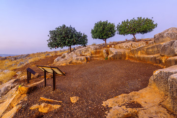 Wall Mural - Sea of Galilee lookout in Mount Arbel National Park