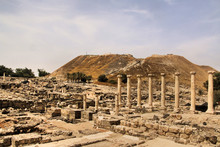 A View Of Beit Shean In Israel