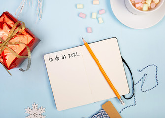Wall Mural - Christmas planning concept