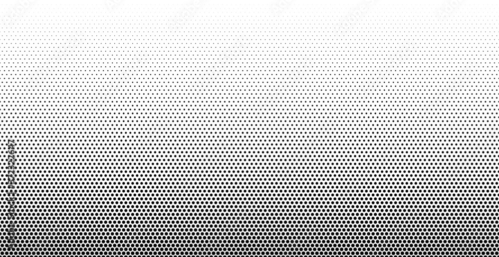Vector halftone dots background. Black and white comic pattern. Stock ...