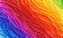 Spectrum Waves. Abstract Colorful Vector Background