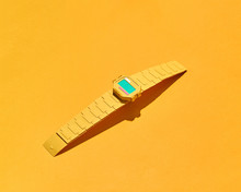 Retro Wristwatch Handmade From Paper.