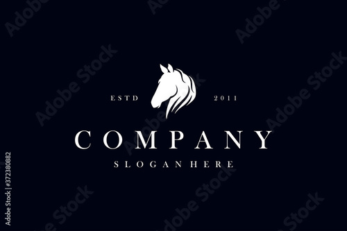 Fotografía Horse logo design vector