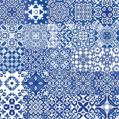  Traditional ornate portuguese azulejos.