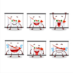 Poster - Cartoon character of chart going down with smile expression