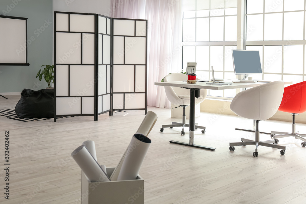 Interior of comfortable modern office