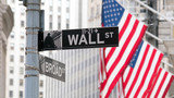 Fototapeta  - Wall Street sign in lower Manhattan New York