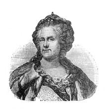 Catherine The Great, Most Commonly Known As Catherine The Great In The Old Book Encyclopedic Dictionary By A. Granat, Vol. 3, S. Petersburg, 1896