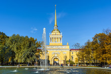 Autumn City, Admiralty Building, St Petersburg, Russia