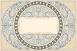 © alex_bond - Decorative ornate retro design card