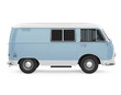 Old Van Isolated