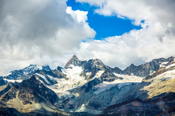 Wall Mural - the  Ober Gabelhorn (4063 m).  It is a mountain in the Pennine Alps in Switzerland, located between Zermatt and Zinal.