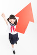 © Paylessimages - ガッツポーズをする女子中学生