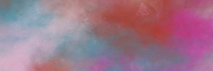 Poster - stunning vintage abstract painted background with antique fuchsia, pastel purple and sienna colors and space for text or image. can be used as horizontal background texture