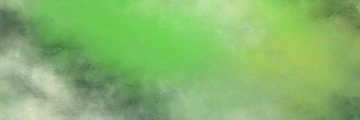 Poster - amazing abstract painting background graphic with dark sea green, ash gray and dim gray colors and space for text or image. can be used as header or banner