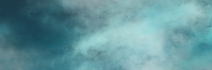 Poster - awesome cadet blue, dark slate gray and pastel blue colored vintage abstract painted background with space for text or image. can be used as postcard or poster