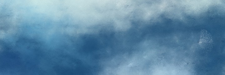 Poster - amazing abstract painting background texture with teal blue, light steel blue and cadet blue colors and space for text or image. can be used as horizontal background texture