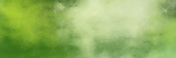Poster - beautiful abstract painting background graphic with dark khaki, dark olive green and olive drab colors and space for text or image. can be used as horizontal background graphic