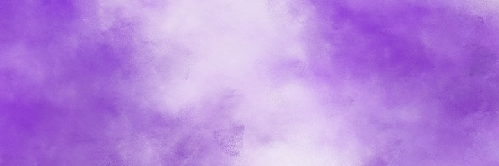 Poster - stunning vintage abstract painted background with medium purple, lavender blue and light pastel purple colors and space for text or image. can be used as horizontal header or banner orientation