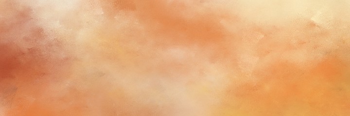 Poster - beautiful vintage abstract painted background with dark salmon and wheat colors and space for text or image. can be used as horizontal background texture
